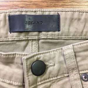 J Brand Tan Kane Auburn Tan Stretch Pants 32 Waist